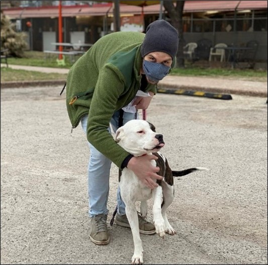 Aaron and dog