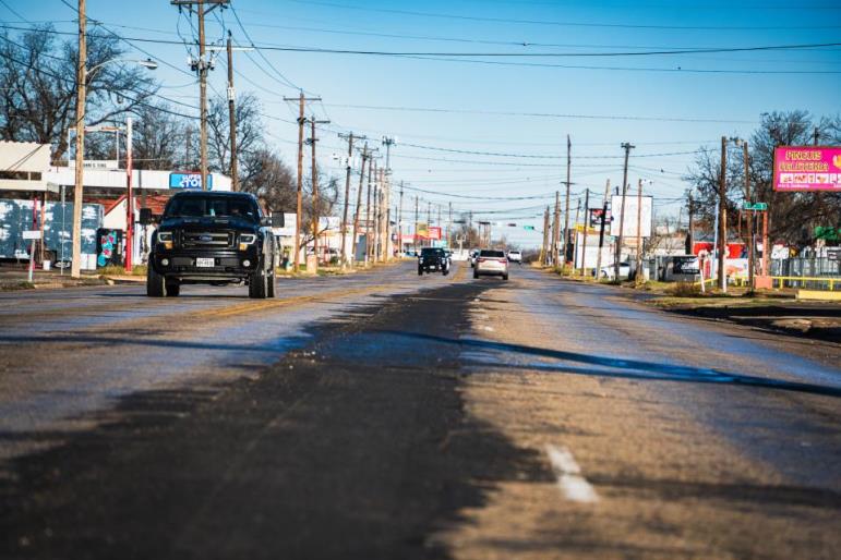 Trench repair on N. Chadbourne