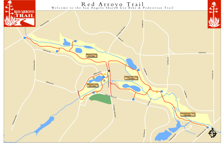 Red Arroyo Trail Map