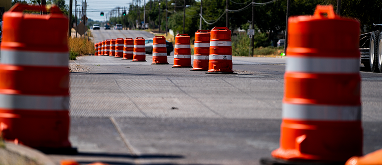 road closure homepage banner